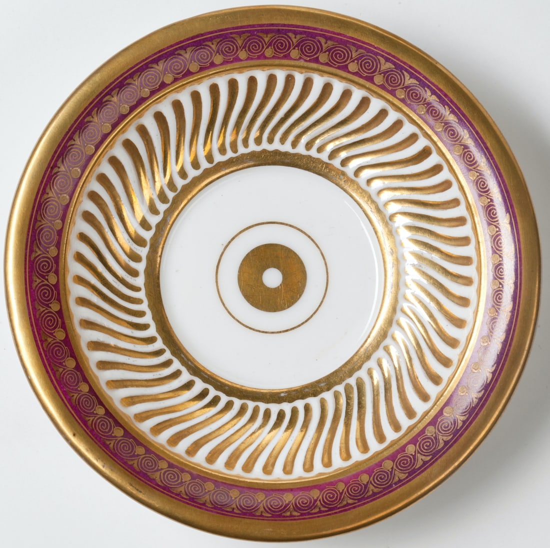 Empire Teacup with Saucer, 19th century