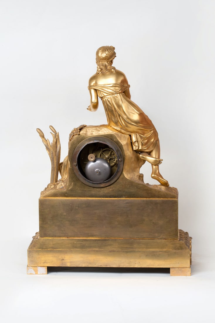 Bronze Mantel Clock, 19th century (Europe)