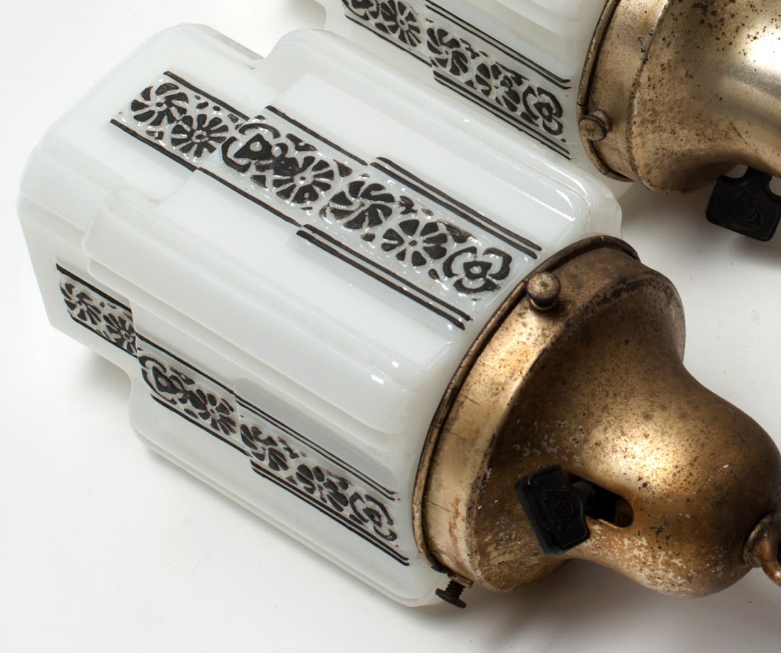 3 pcs Art Deco Wall Lamps