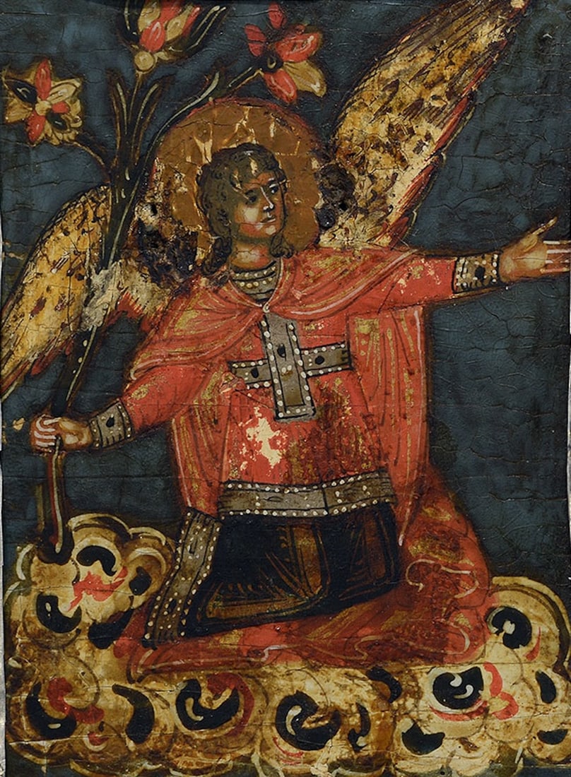 Russian Icon. Silver. 17th century