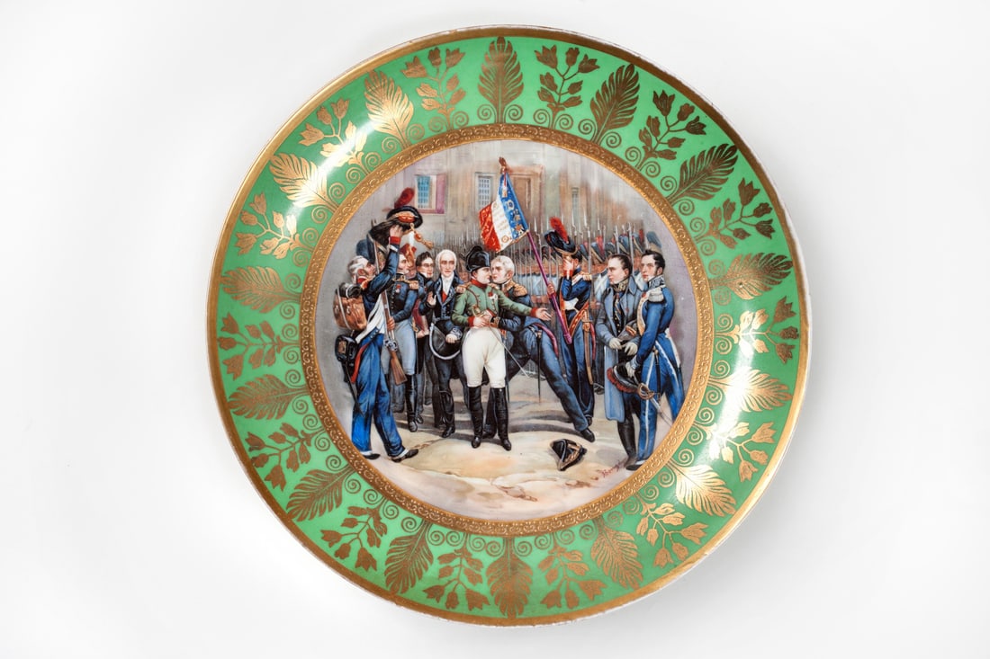 Wall Plate, Polychrome painting
