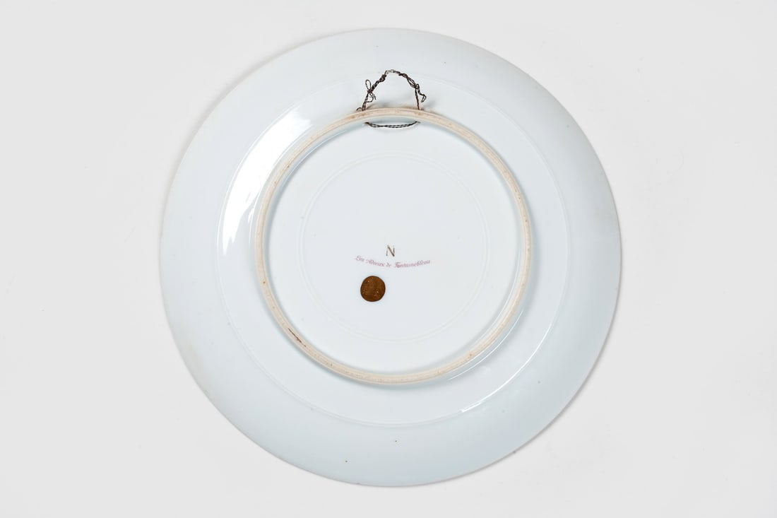 Wall Plate, Polychrome painting