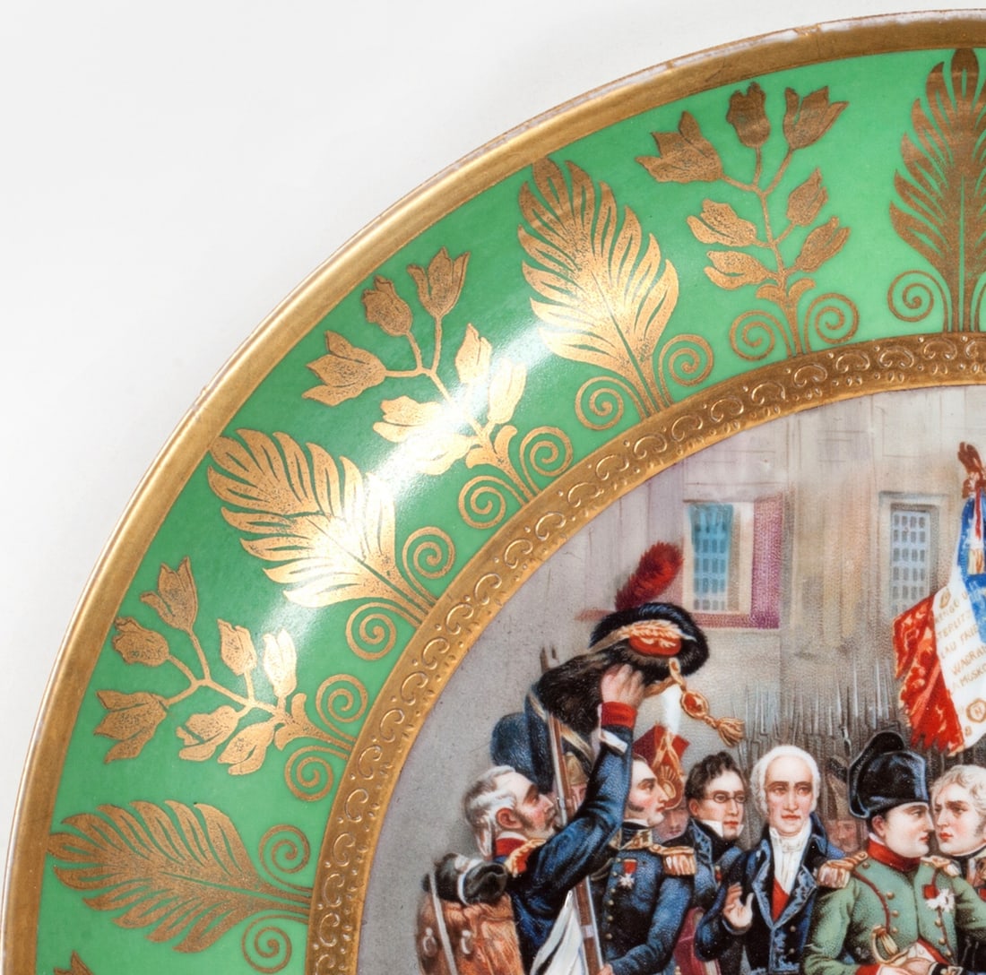 Wall Plate, Polychrome painting