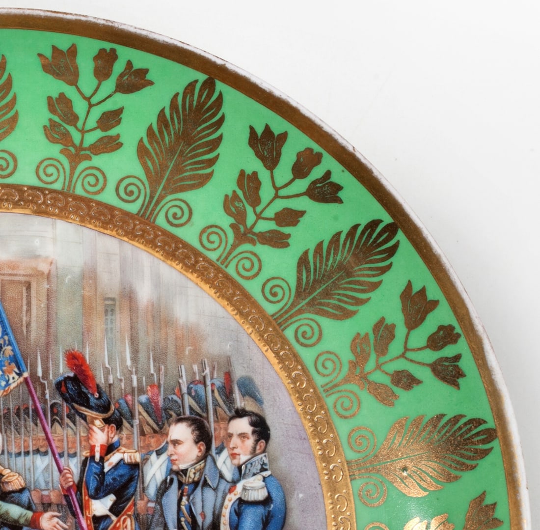 Wall Plate, Polychrome painting