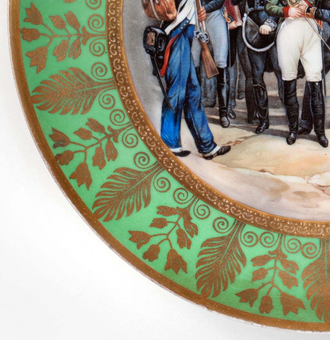 Wall Plate, Polychrome painting