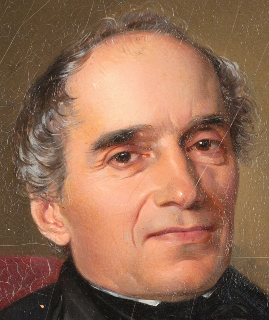 Pair of Portraits, signature illegible, 19th century