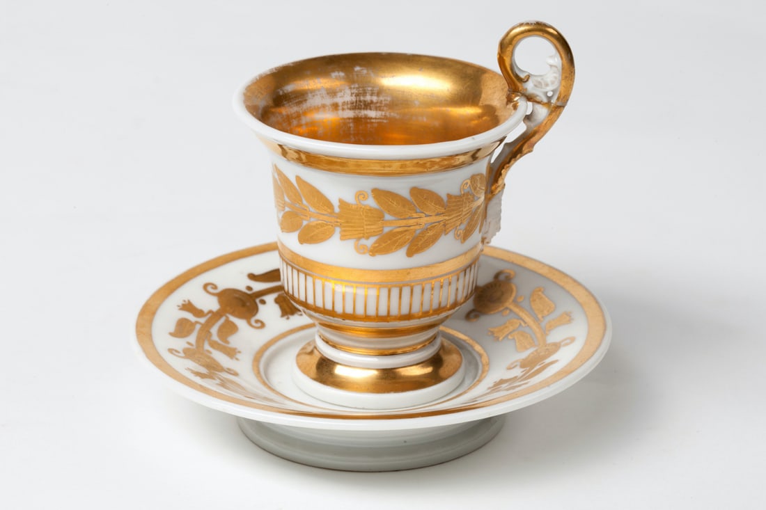Cup and Saucer, Empire, 19th century