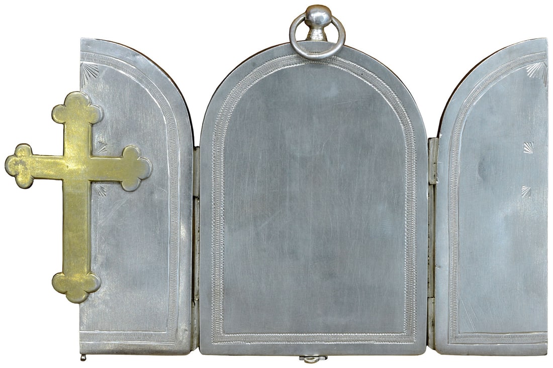 Russian Icon. Silver. 19th century