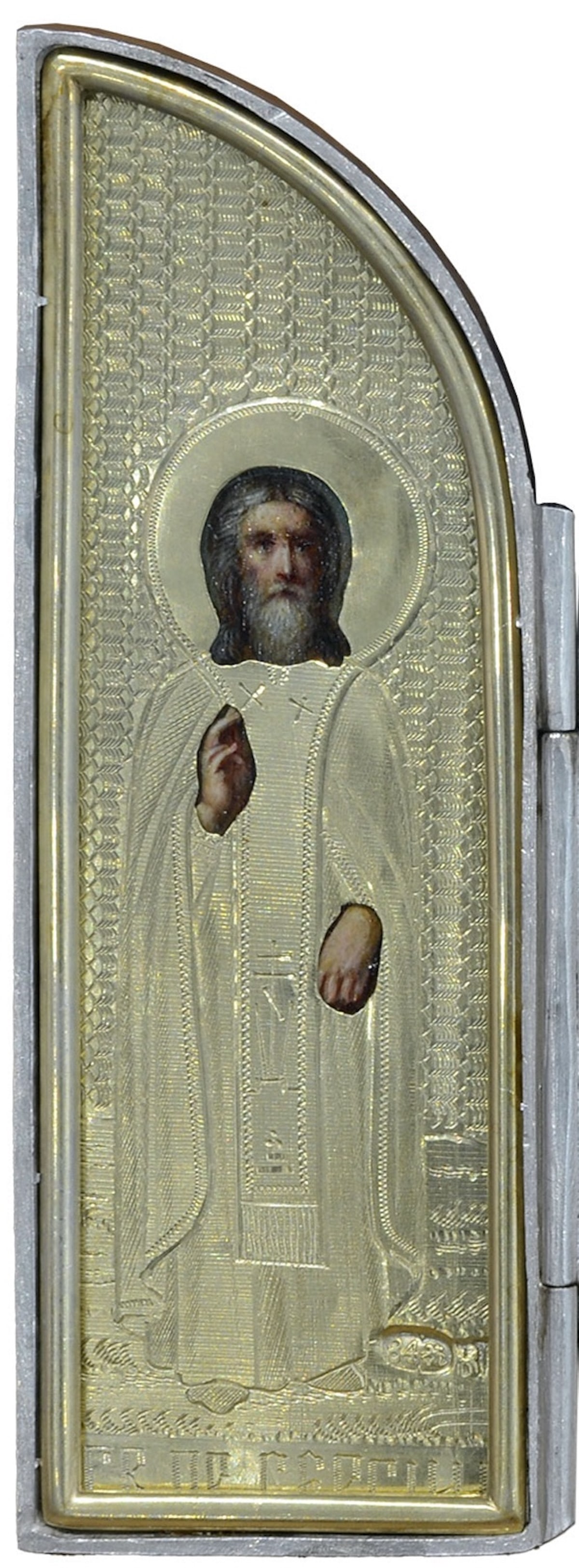 Russian Icon. Silver. 19th century