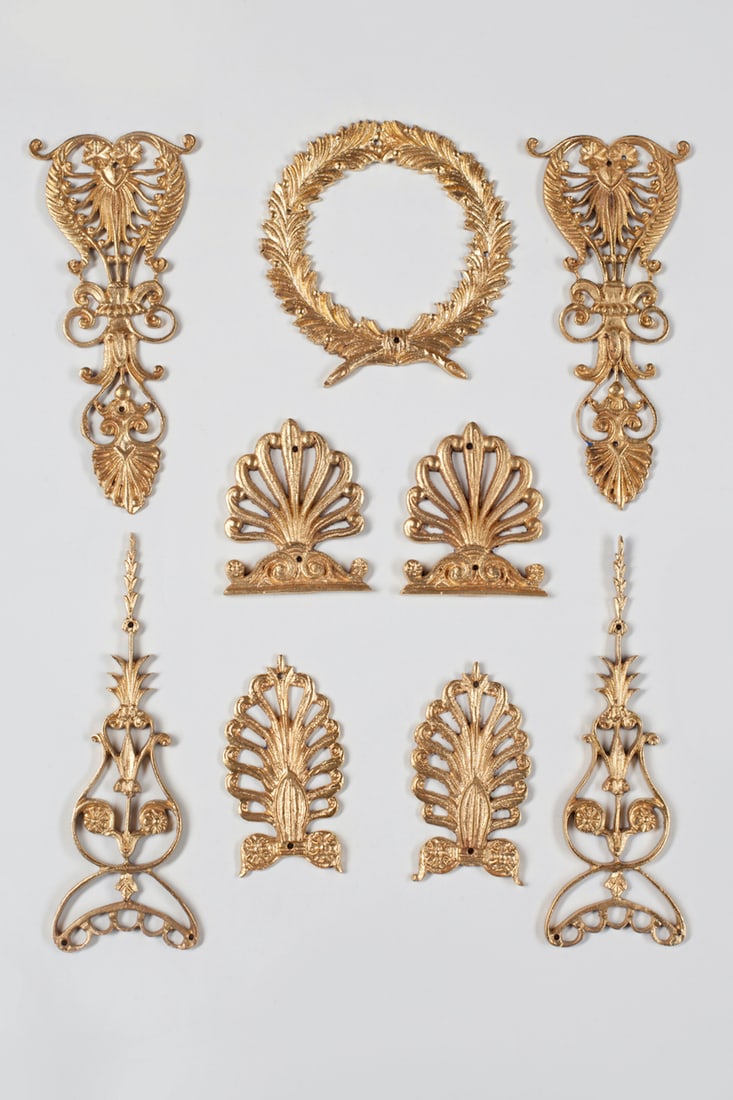Empire Furniture Fittings. Bronze Dore