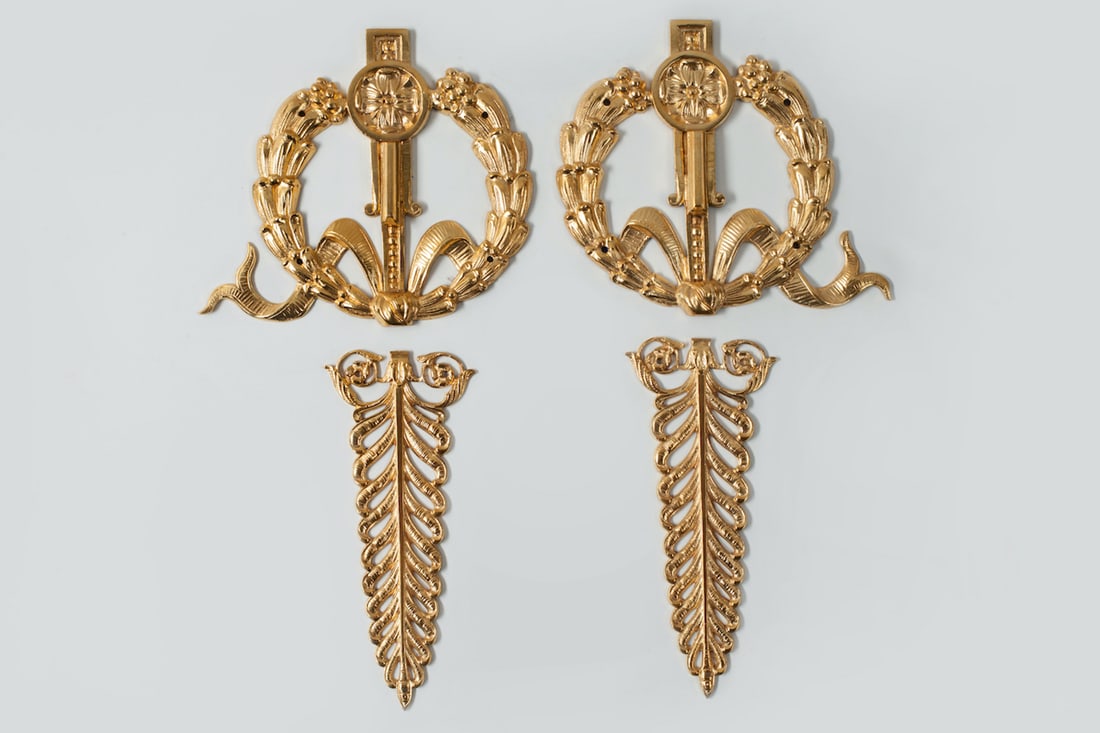 Empire Furniture Fittings. Bronze Dore