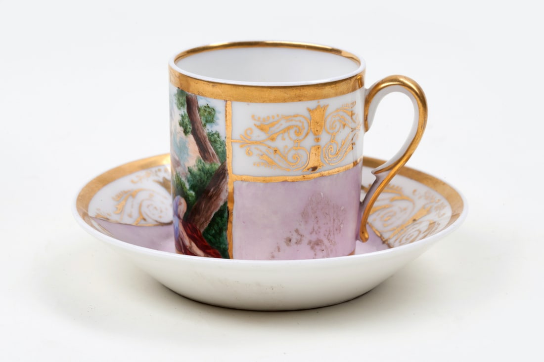 Empire Cup with Saucer, 1820s
