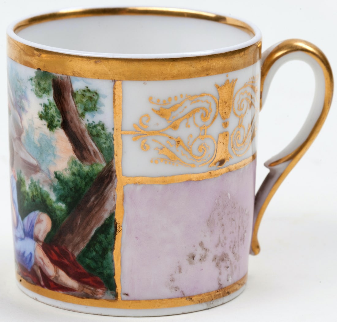 Empire Cup with Saucer, 1820s