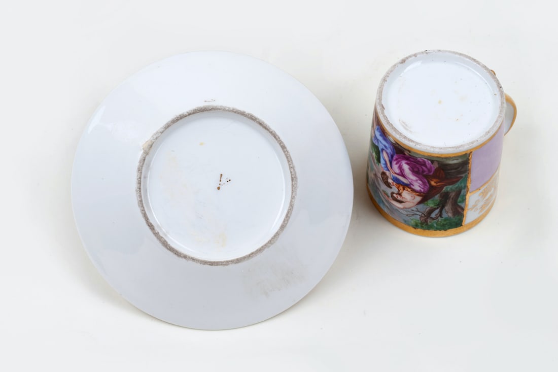 Empire Cup with Saucer, 1820s