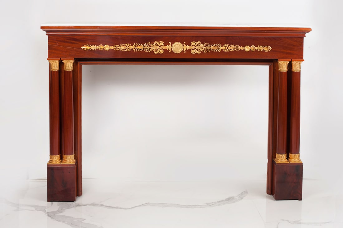 Empire Fireplace Mantel , 19th century