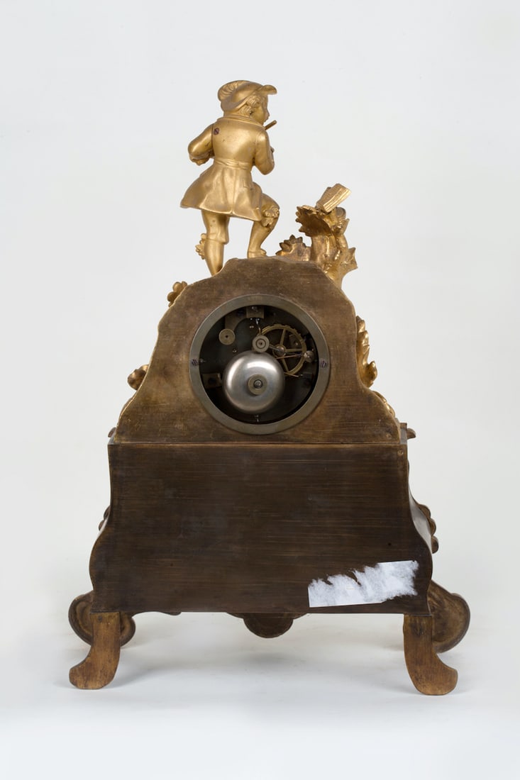 Gilt Bronze Mantel Clock, 19th century