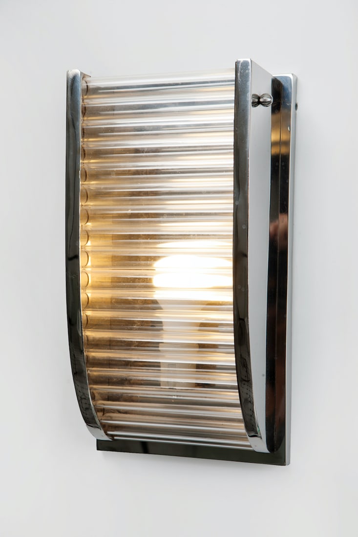 Lot of 5 Art Deco Wall Lamps, 20th-21st century