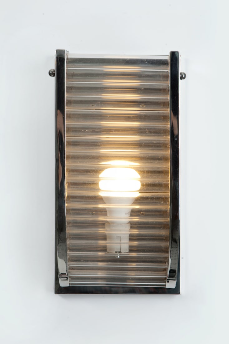 Lot of 5 Art Deco Wall Lamps, 20th-21st century