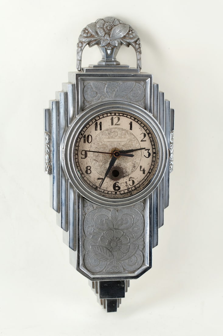 Art Deco Wall Clock, 1930s
