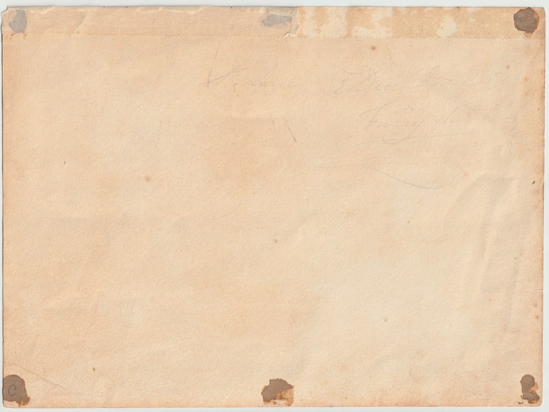 Unknown Artist, Watercolour, 19th century