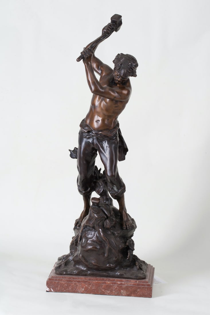 Lumberjack. Bronze, 20th century (Europe)
