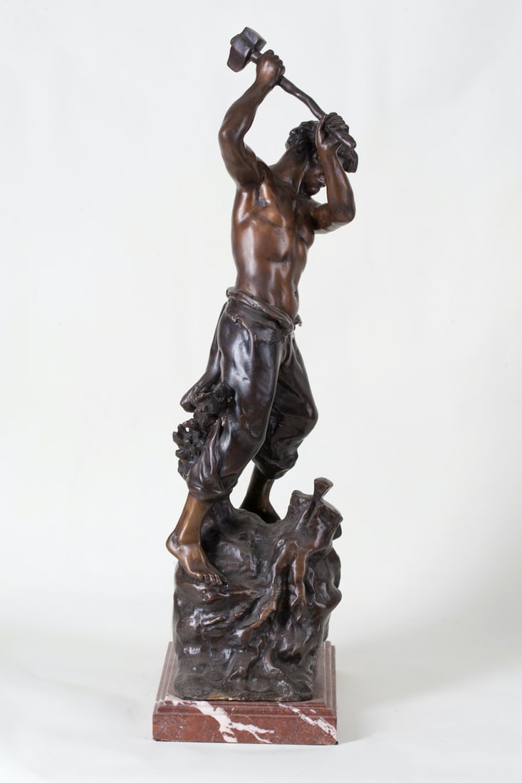 Lumberjack. Bronze, 20th century (Europe)