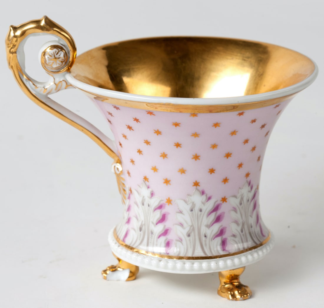 Porcelain Cup with Saucer, 19th century