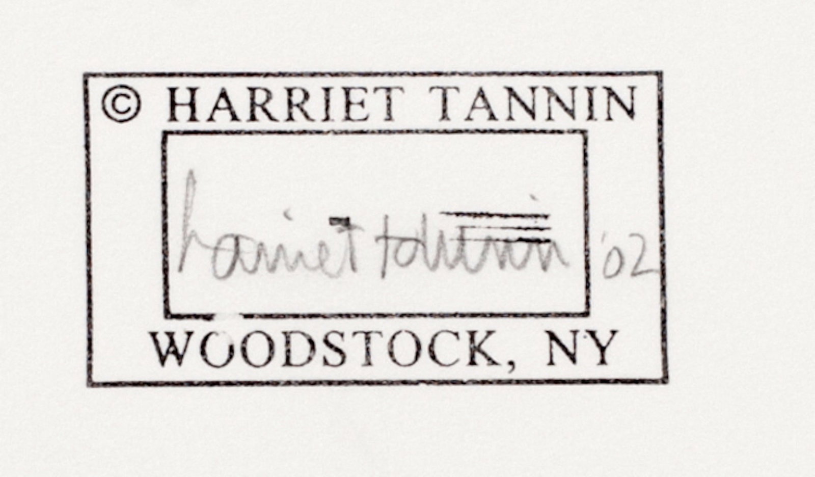 Harriet Tannin, 1929-2009 (USA)