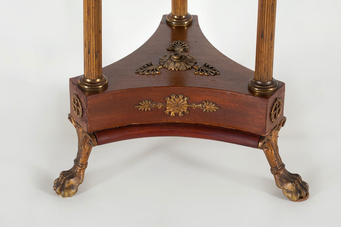 Empire Pedestal Stand, Bronze Ormolu, 19th century