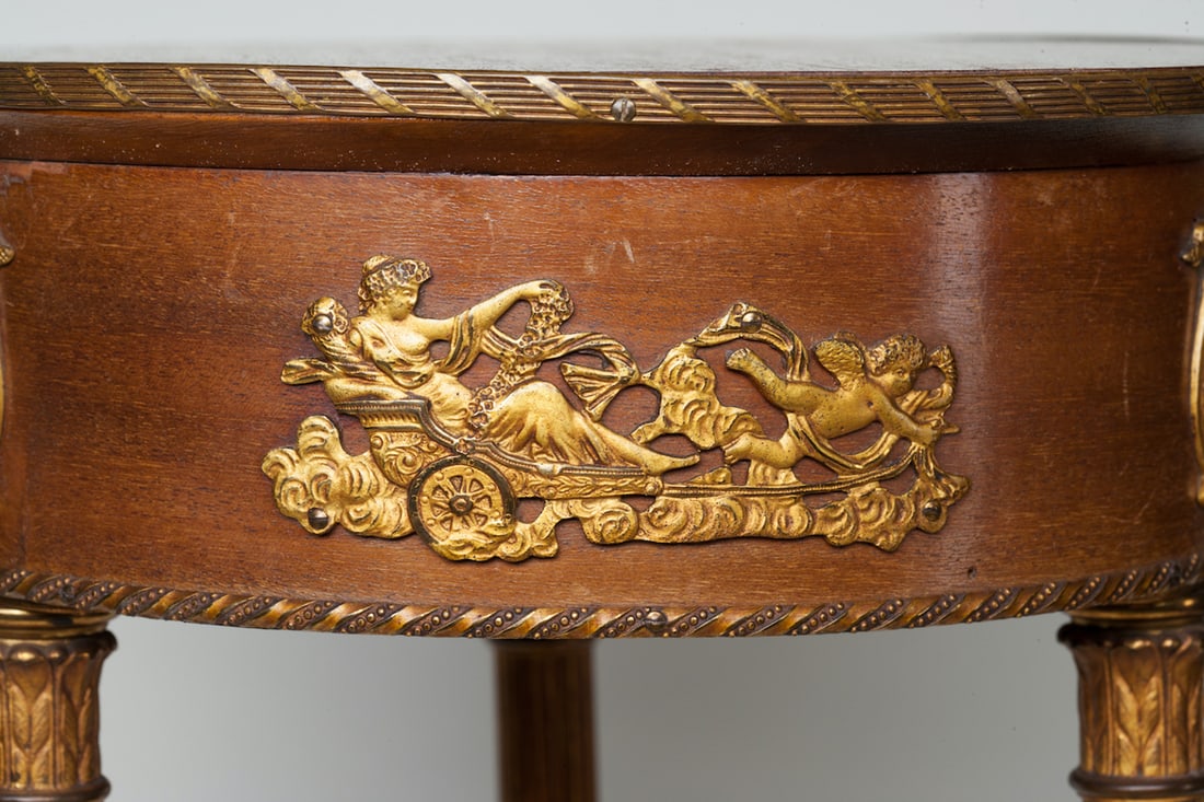 Empire Pedestal Stand, Bronze Ormolu, 19th century