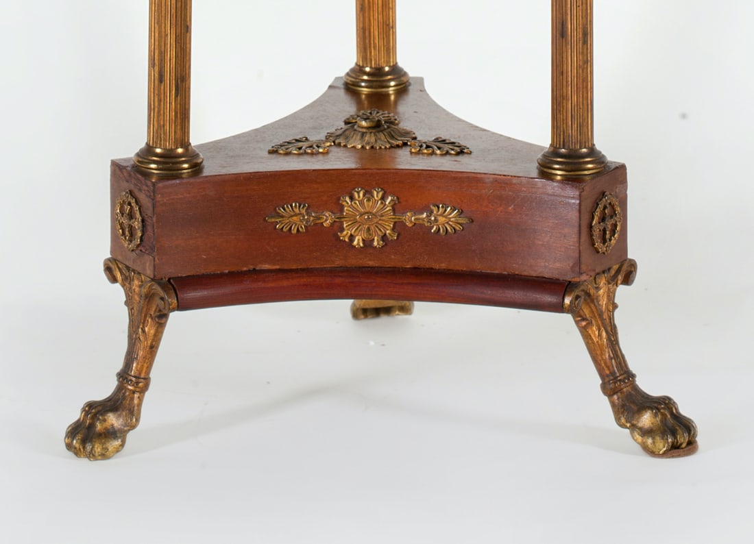 Empire Pedestal Stand, Bronze Ormolu, 19th century