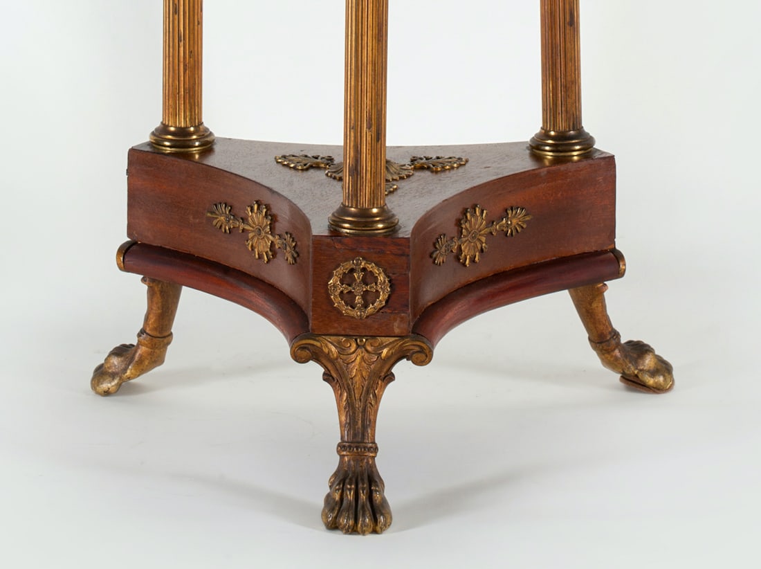Empire Pedestal Stand, Bronze Ormolu, 19th century