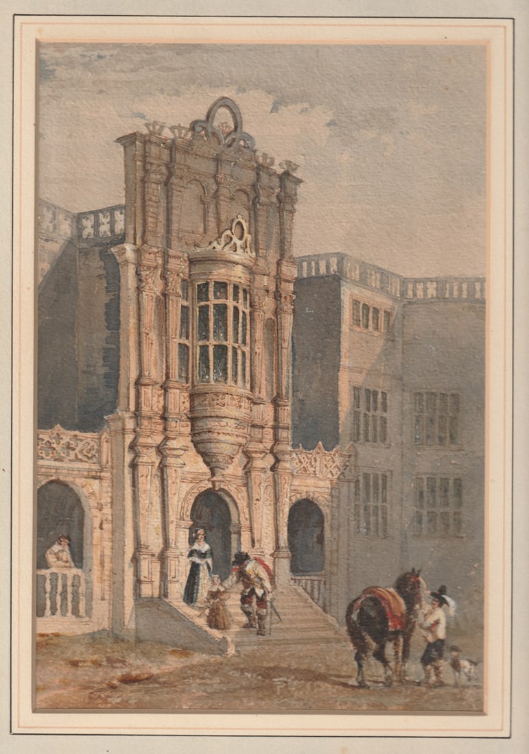 Watercolour, mid-19th century, Unsigned