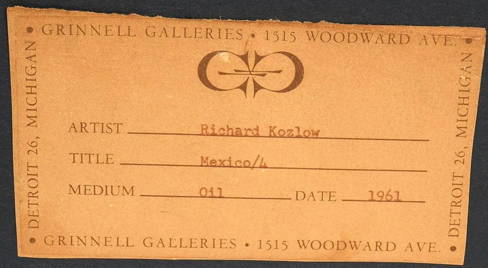 Richard Kozlow, 1926-2008 (USA)