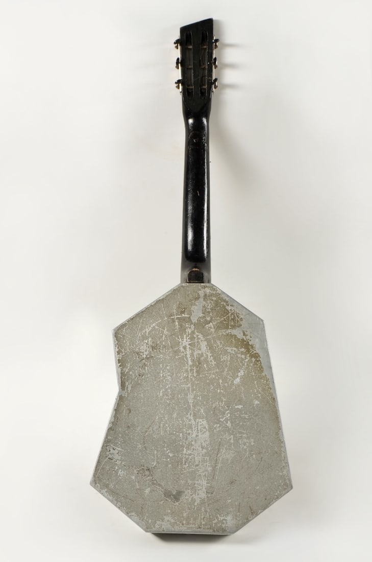 Guitar. Experimental model. Aluminium body