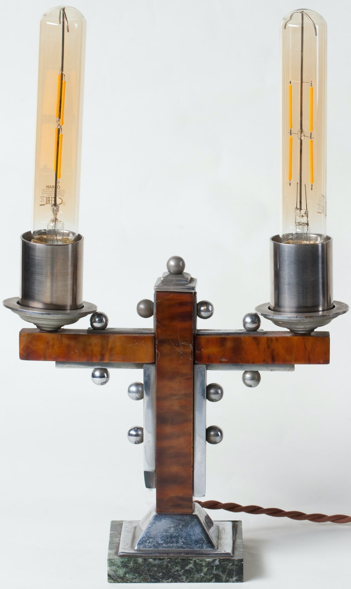 A pair of Art Deco lamps, Europe