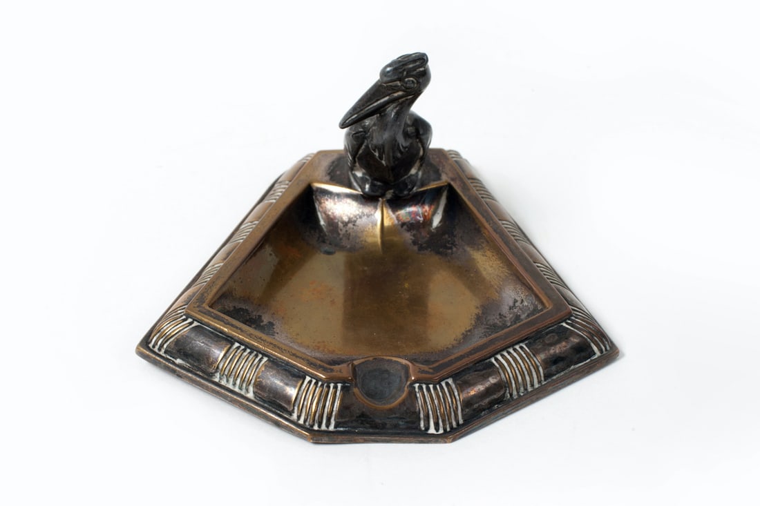 Art Deco Ashtray, Pelican