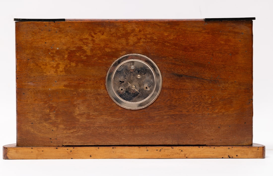 Art Deco Silver Clock