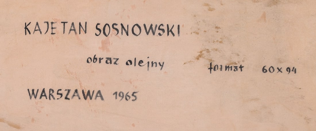 Kajetan Sosnowski, 1913-1987 (Lithuanian/Polish)