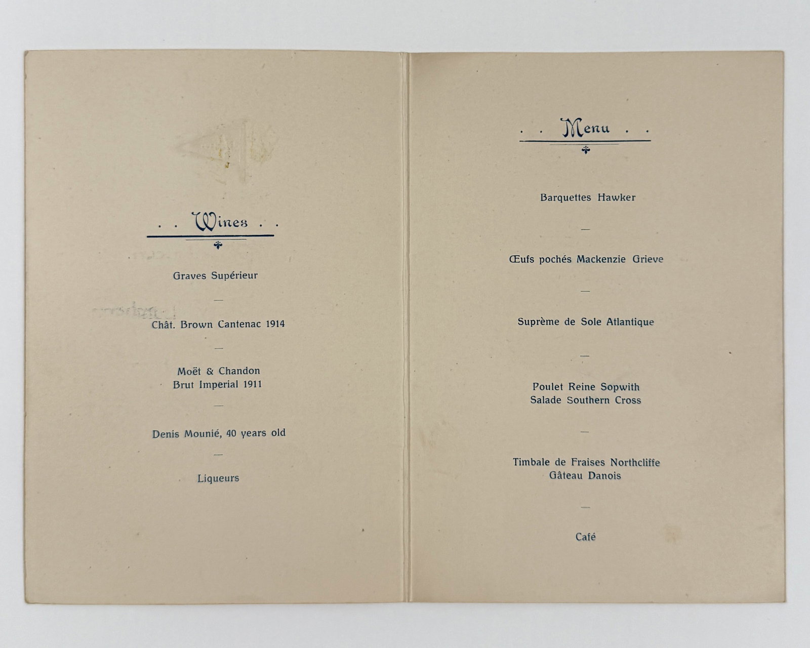 Congratulatory Luncheon to Mr.H.G.Hawker (London 1919)