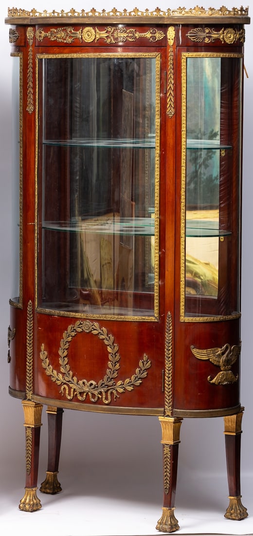 Empire Pair Display Cabinets (France, 19th century)