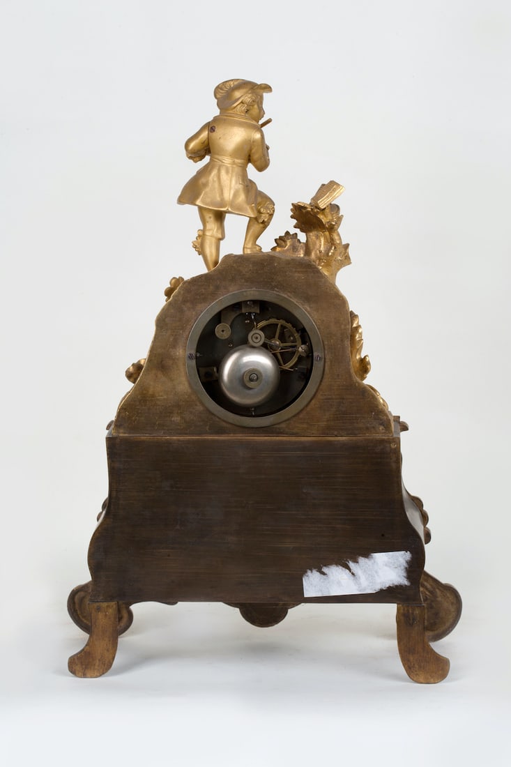 Gilt Bronze Mantel Clock, 19th century