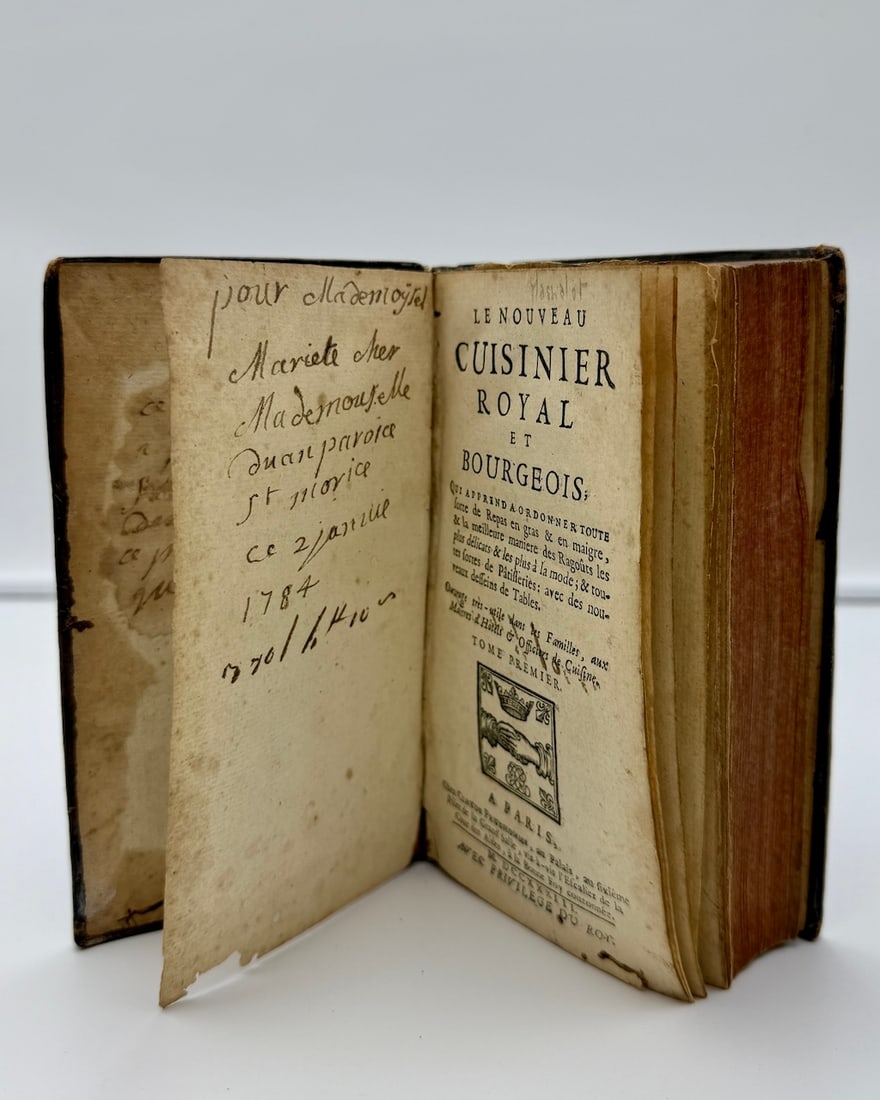 (GASTRONOMY) Le Nouveau Cuisinier Royal et Bourgeois, 1733