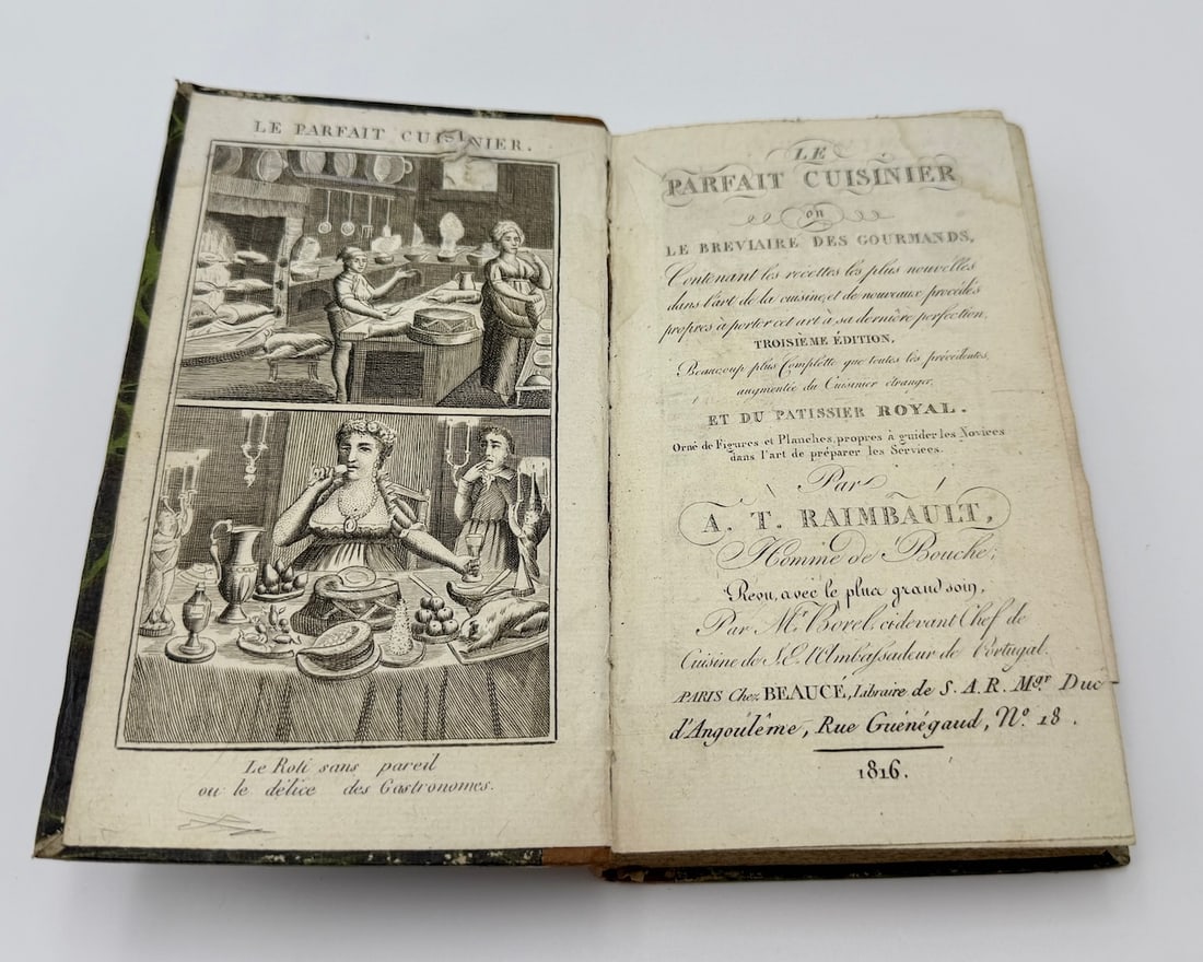 (GASTRONOMY) The Gourmand’s Handbook, 1816