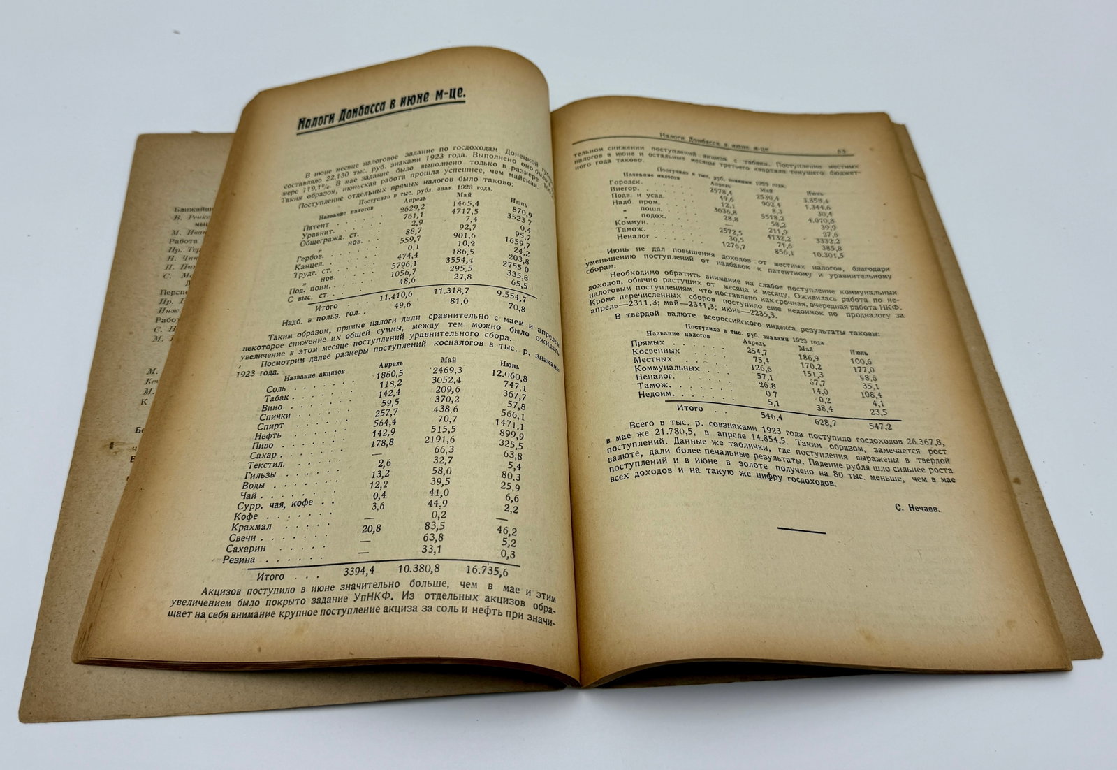 DONBAS economy magazine (Kharkiv, 1923)