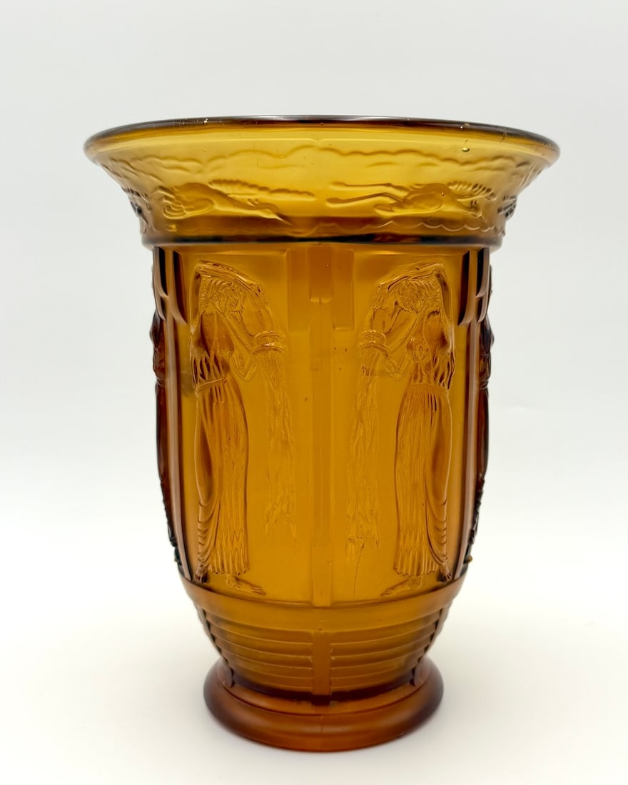 Art Deco glass vase (1 of 4)