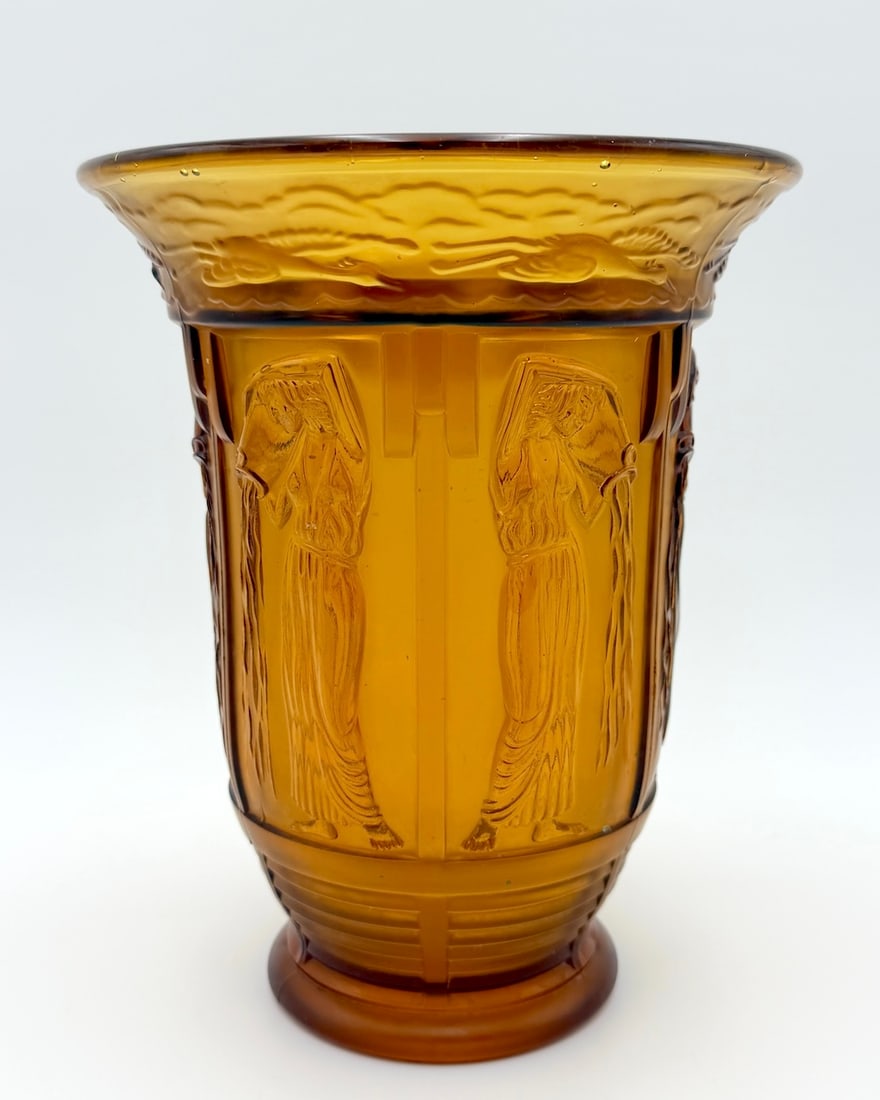 Art Deco glass vase