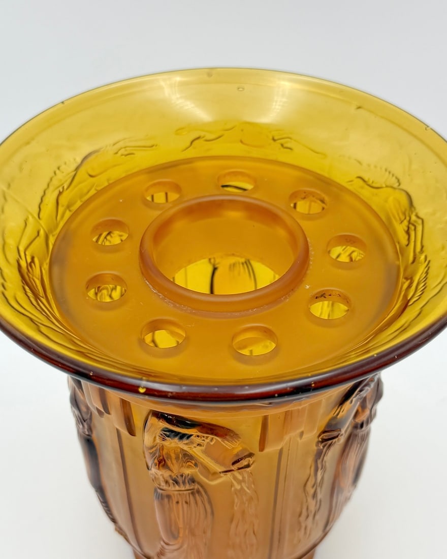 Art Deco glass vase