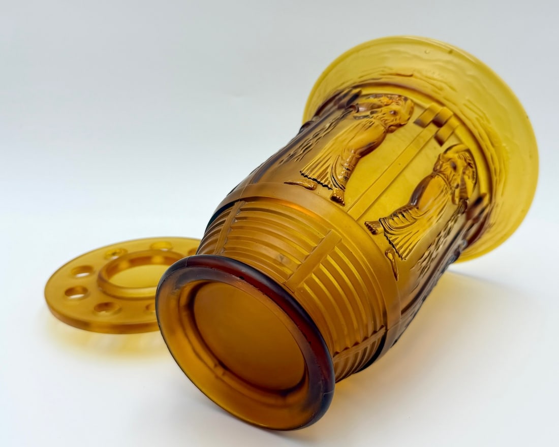 Art Deco glass vase