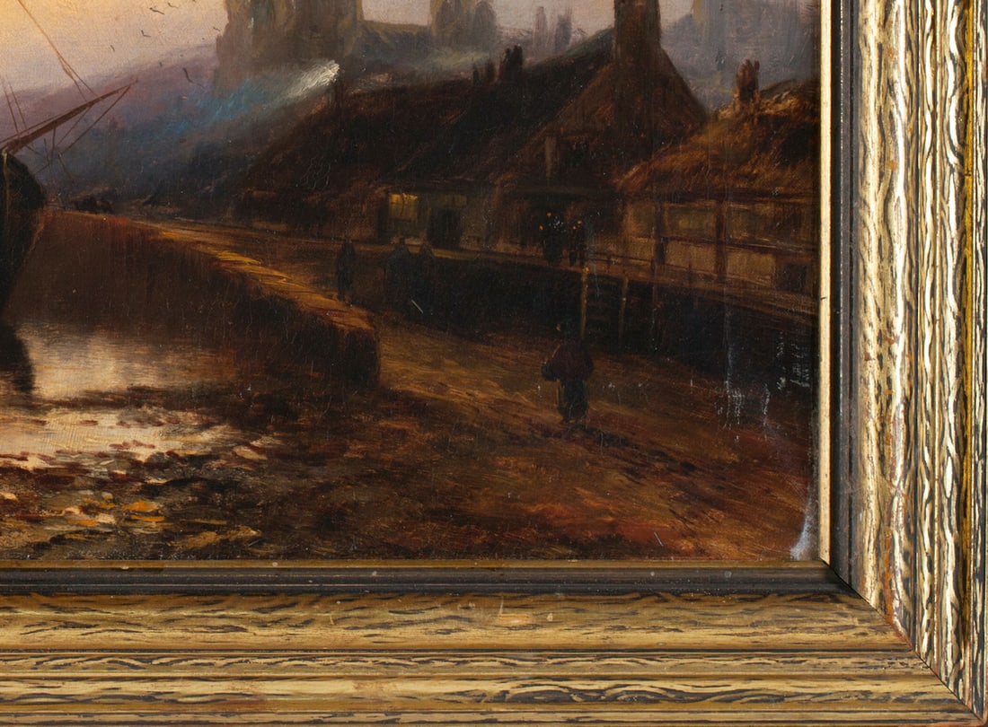Landscape with Sailboats, Unknown artist, 19th c
